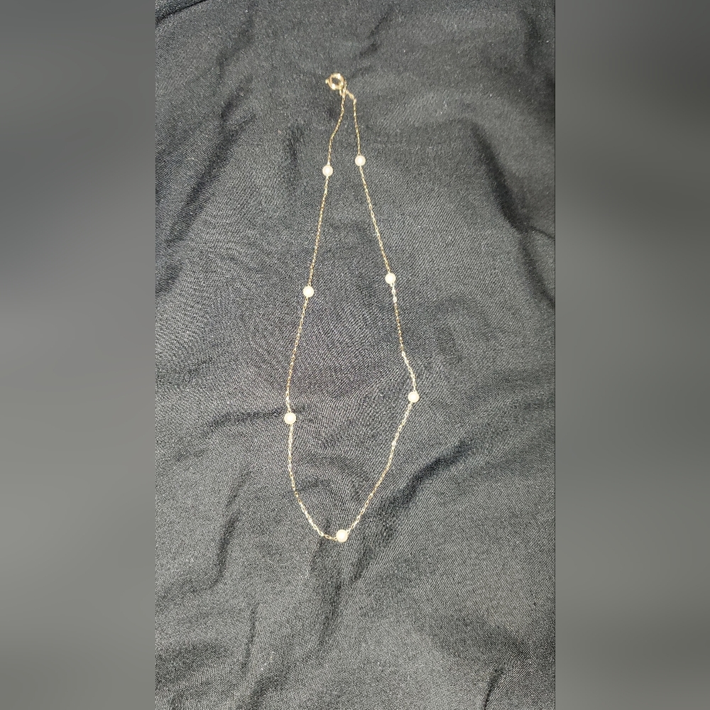 Gold-filled Pearl Necklace